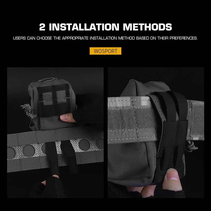 Funda táctica tipo granada – Bolsa MOLLE multiusos para cinturón - imagen 4