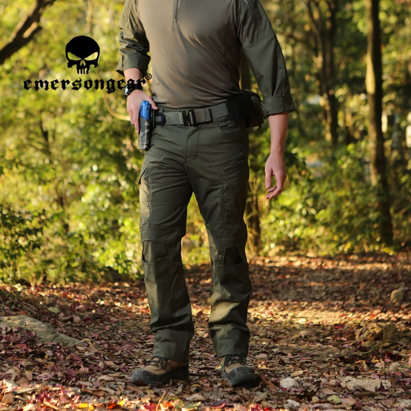 EMERSONGEAR, pantalones tácticos de combate E4 para hombre, pantalones Cargo para hombre, pantalones de entrenamiento para deportes al aire libre, juego de guerra, tiro, senderismo, Camping - imagen 5