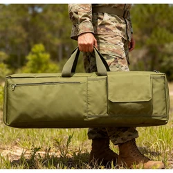 Bolsa táctica para pistola de 85cm /100cm, funda para Rifle de caza y Paintball, bolsa de protección para pistola, bolso de hombro con cojín