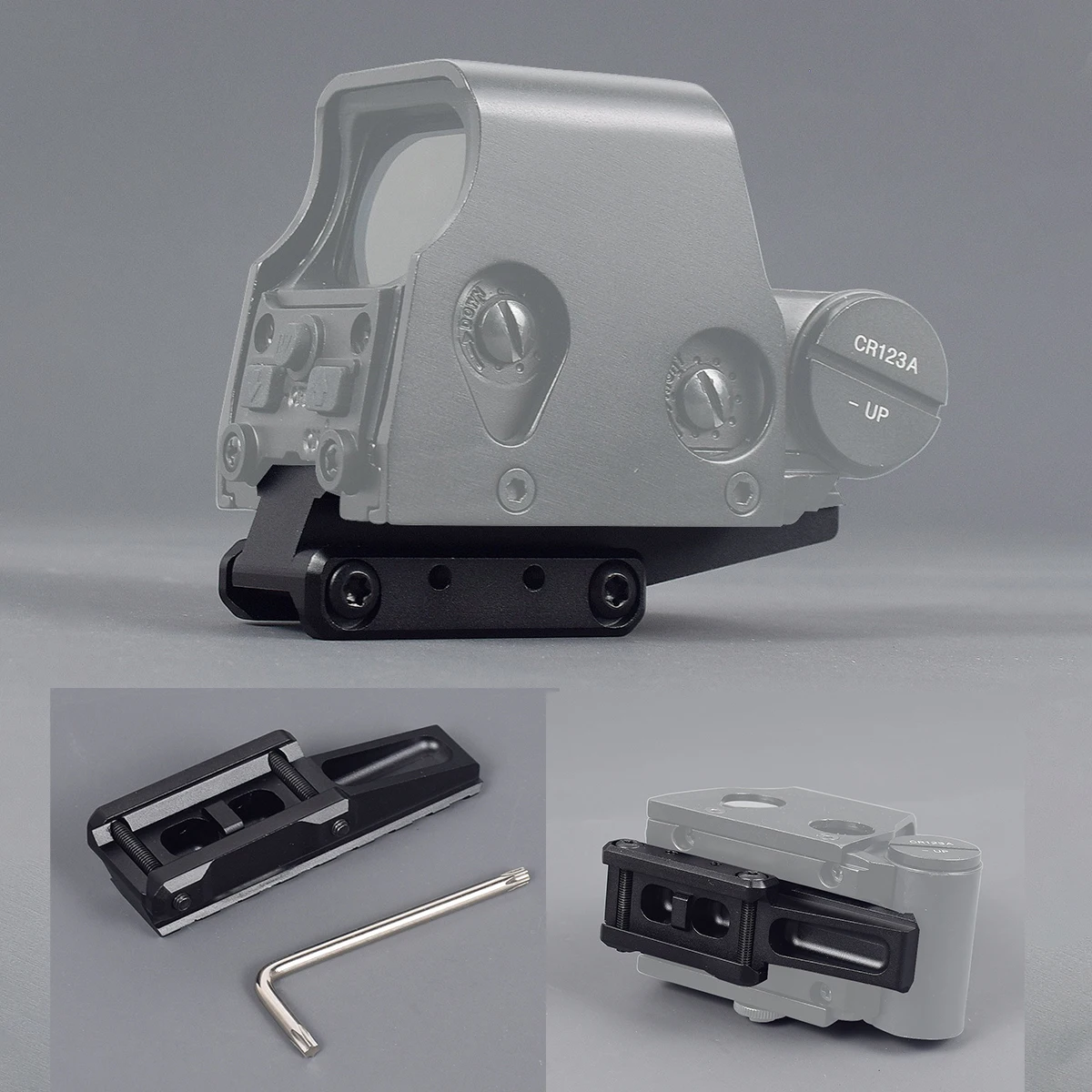 HRF SKIFF soporte elevador láser unidad Fast Ftc 2,26 "montaje elevador óptico para T01 T02 RDS G43 G33 lupa 551 558 G montaje Hy - imagen 5