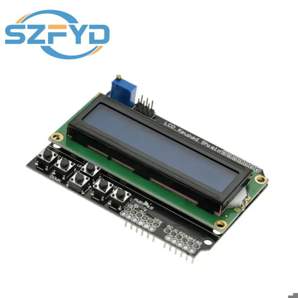 Placa de expansión de entrada/salida de caracteres LCD1602, teclado LCD, escudo LCD, módulo de pantalla LCD para Arduino raspberry PI - imagen 3