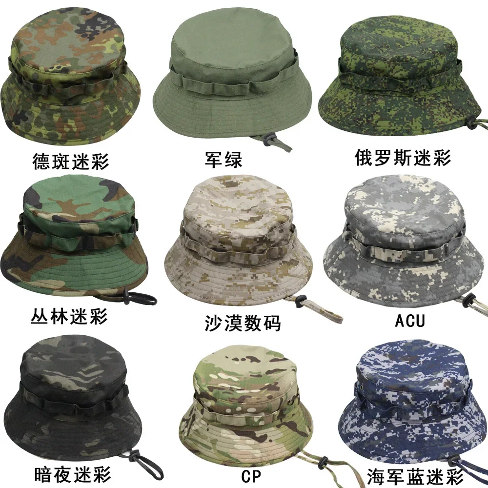 Sombrero Benny de camuflaje, campo táctico, montañismo al aire libre, entrenamiento, sombra de pesca, sombrero de pescador - imagen 4