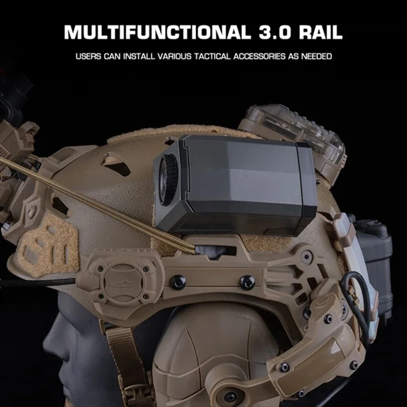 Casco táctico del equipo Wendy 3,0, versión estándar, casco de entrenamiento con almohadilla de revestimiento FAST MICH, correa para la barbilla para combate, tiro Airsoft - imagen 5