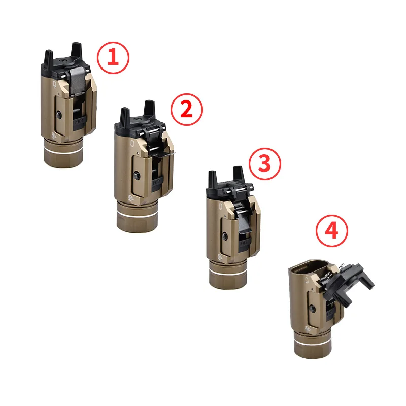 WADSN-linterna de Metal T-HL de alta potencia, luz estroboscópica de 800lm, foco LED, accesorios de caza al aire libre, linterna colgante para pistola - imagen 5