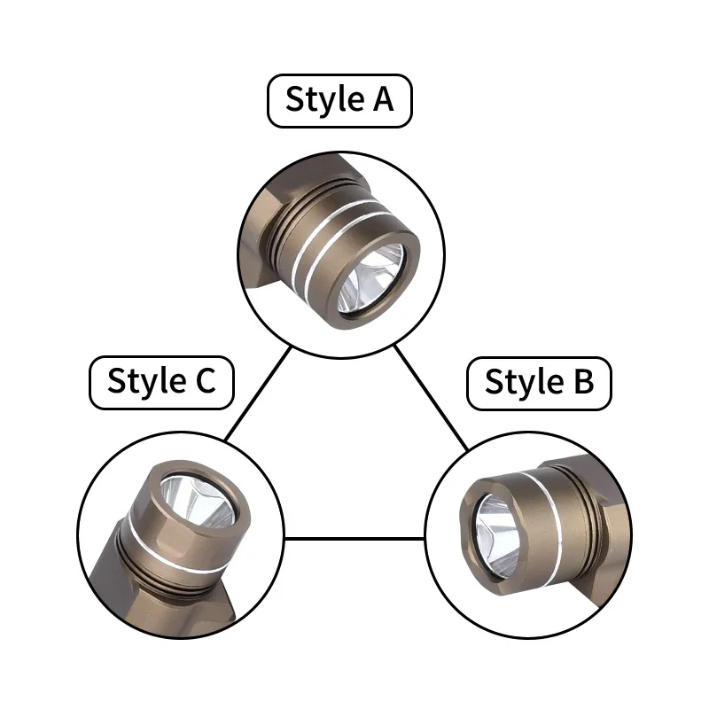 WADSN T-HL TR7 TR9 pistola Scout Light Weapo n luz blanca estroboscópica linterna táctica para pistola Gloc 17 19 accesorio Airsoft - imagen 5
