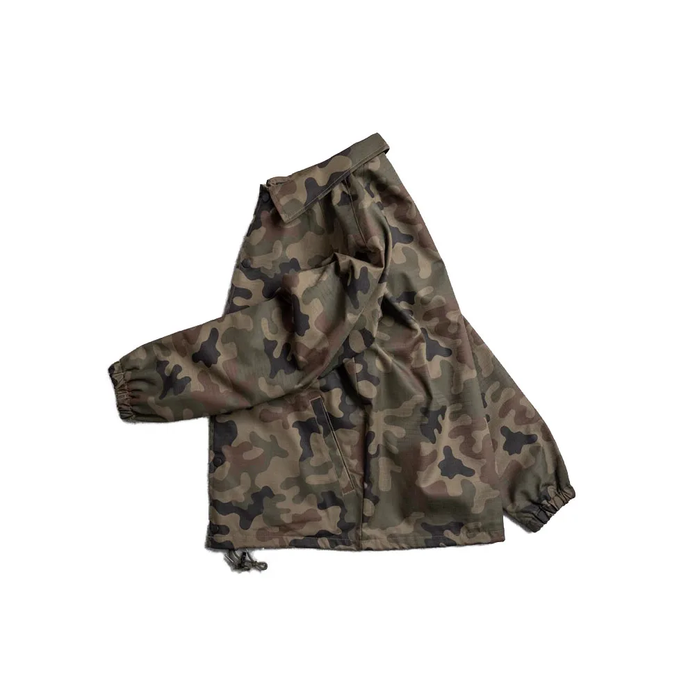 Chaqueta de camuflaje vintage para hombre, chaqueta retro antiinfrarrojos con ribete de camuflaje para entrenamiento deportivo informal - imagen 4