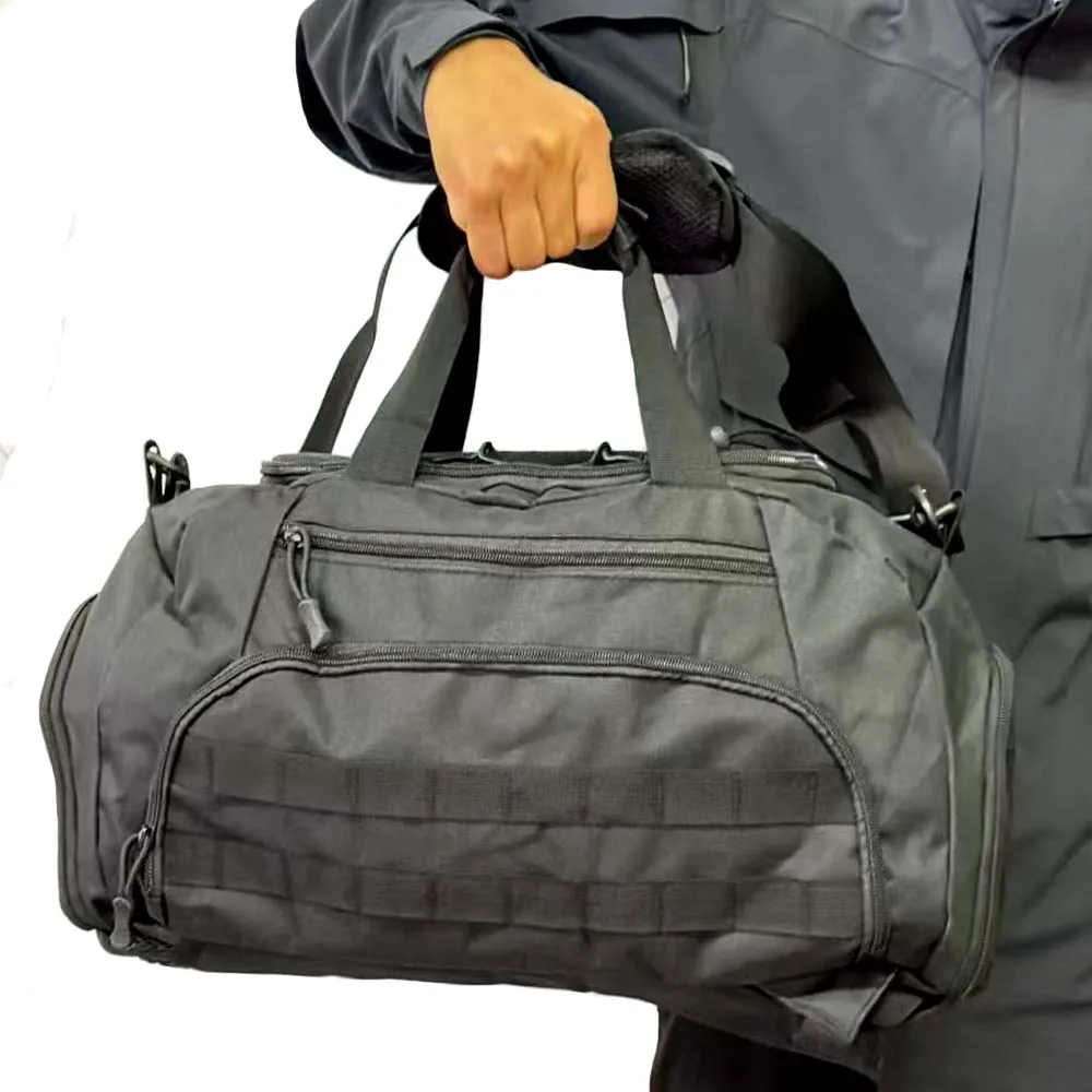 Mochila de viaje para hombre, bolso de hombro, bolso, bolso táctico de 45L con compartimento para zapatos, mochila de fitness - imagen 5