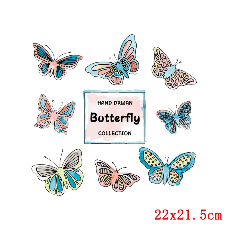 Parche de transferencia de calor de dibujos animados DIY, pegatinas térmicas para planchar ropa, apliques de camiseta, lindo Animal pequeño - imagen 3