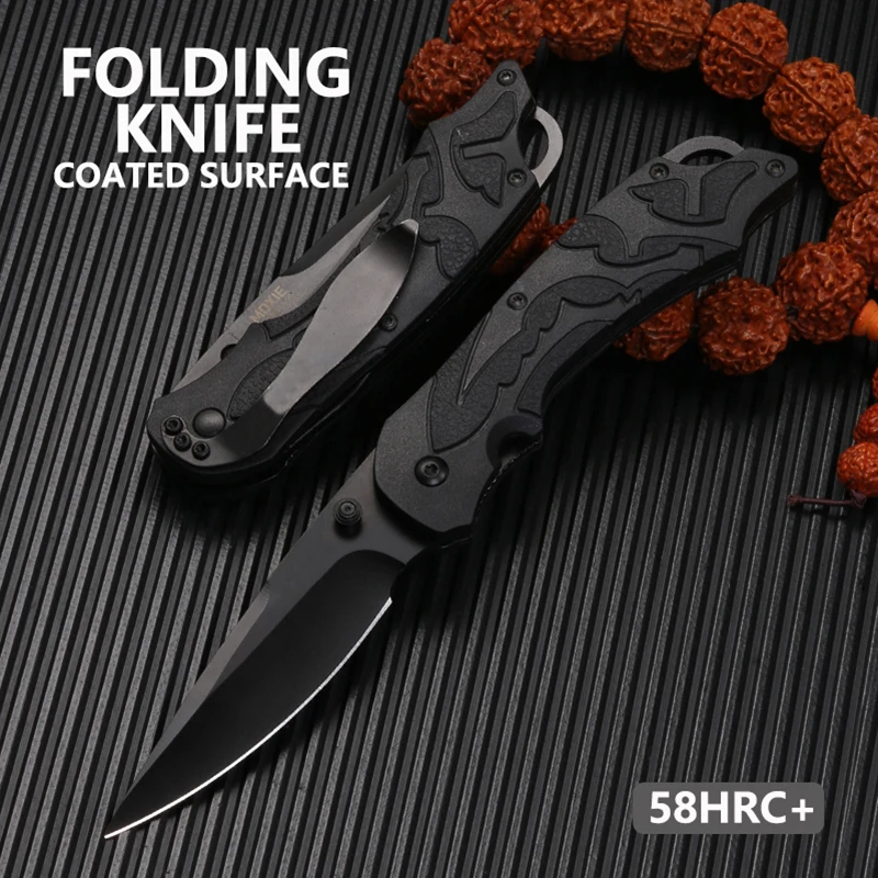 Cuchillo plegable multiusos para acampar al aire libre, cuchillo de supervivencia afilado de alta dureza, kni de frutas portátil creativo - imagen 2