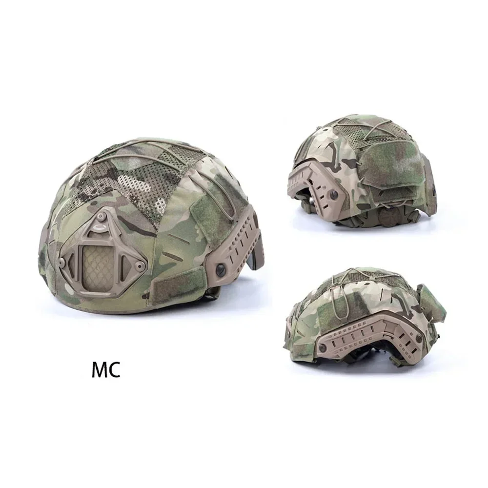 MCBK SF FAST casco cubierta deportes al aire libre balístico alto corte táctico protector casco cubierta tela - imagen 2