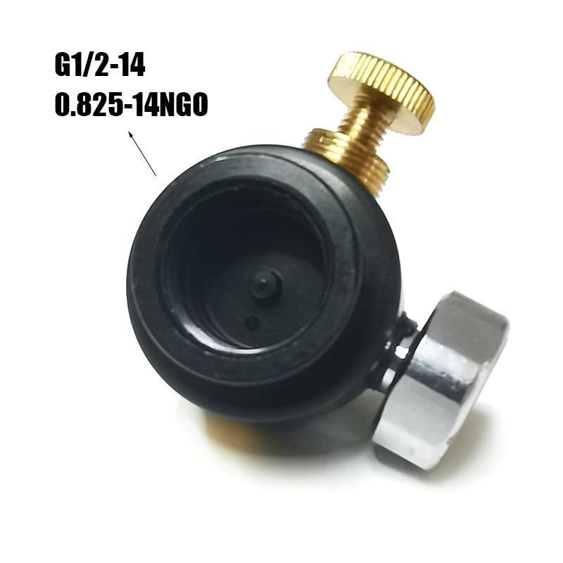 Válvula de botella reguladora de cilindro de tanque, salida de aire comprimido ajustable, presión de 0-200psi, buceo, escalada de montaña - imagen 3