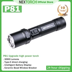 Nextorch P81 linterna táctica compacta y recargable de alta potencia