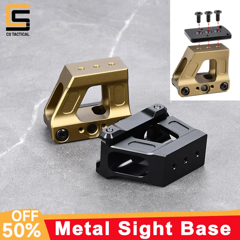 Base Elevada Metálica Táctica WADSN FAST para Mira de Punto Rojo RM - Montura Óptica Compatible con Riel Picatinny 20mm - Accesorio para Caza y Reconocimiento - imagen 3