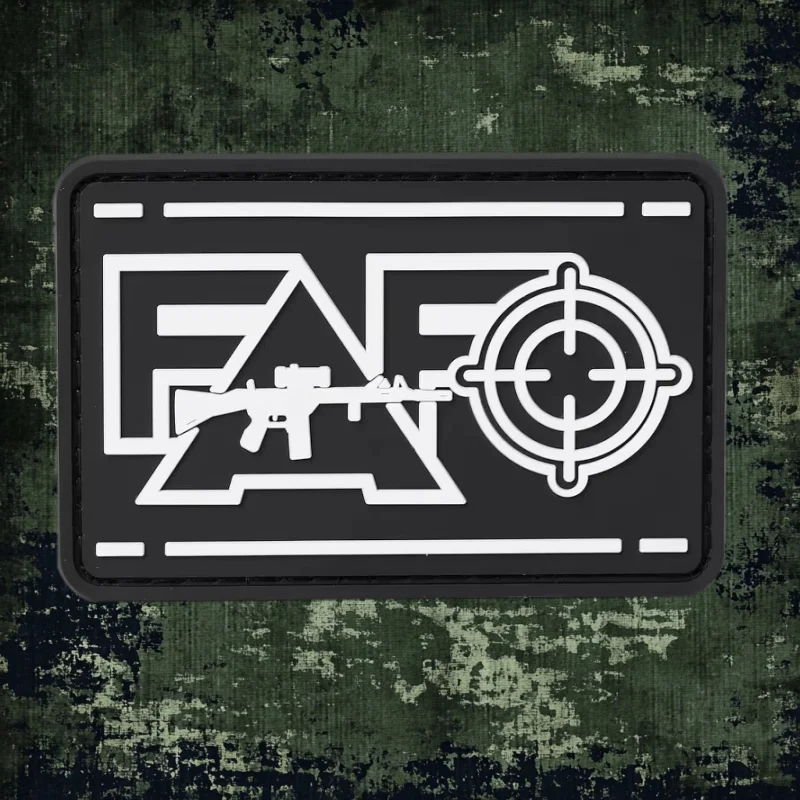 Parche de gancho y bucle FAFO con letras de PVC 3D, pegatinas tácticas, grillete, mochila, sombrero, parche de seguridad interesante, parches para correa para el pecho de perro - imagen 3