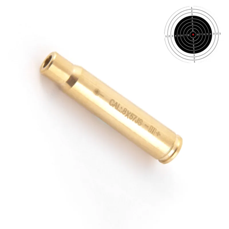 8x57 JS láser Boresighter calibre 8x57JS láser Bore Sighter cartucho rojo Boresighter colimador