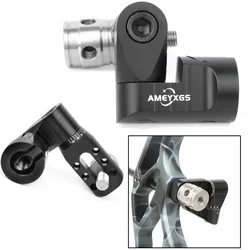 Estabilizador de arco de tiro con arco, barra en V de un solo lado, liberación rápida para barra de equilibrio, varilla estabilizadora, barra en V ajustable, objetivo de tiro con arco