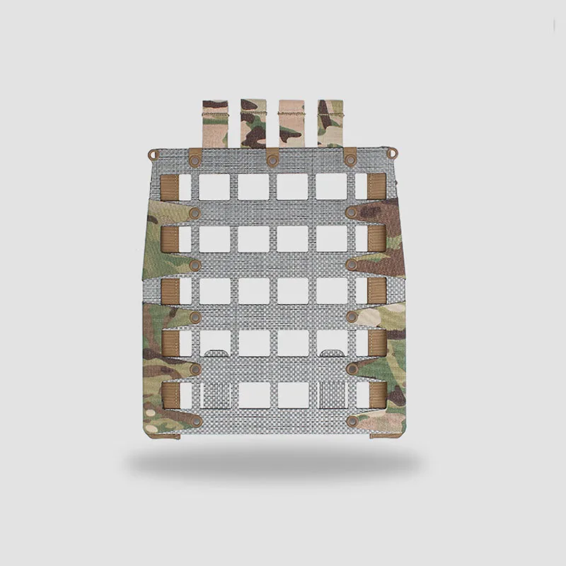 Tablero táctico Molle con cremallera trasera para chaleco FCPC V5, tablero en T de 8 capas BP11 - imagen 3