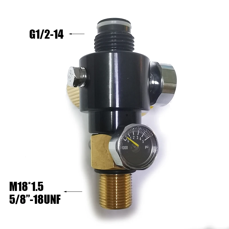 Regulador ajustable HPA para tanque de aire comprimido - imagen 3