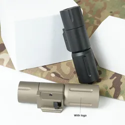 Linterna táctica P-D-W riel Picatinny LED blanco para caza y exterior