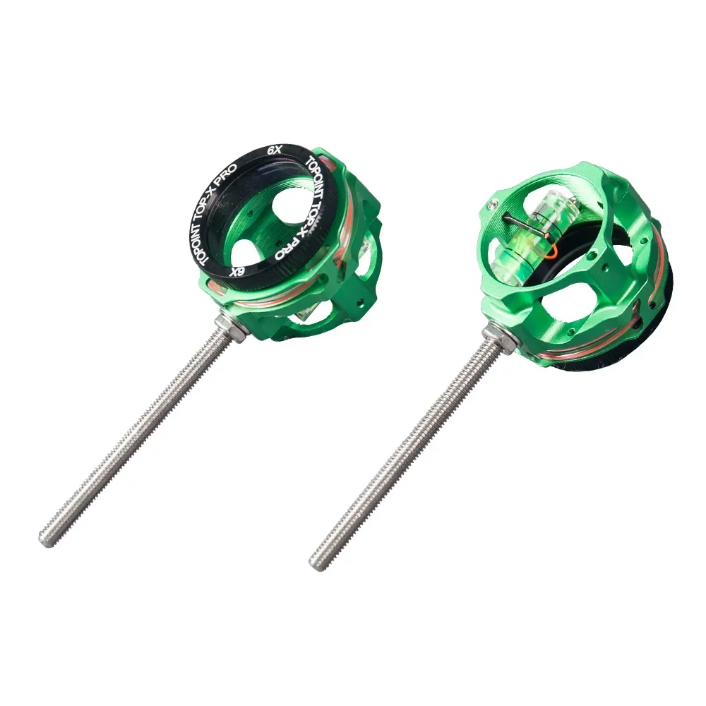 Mira de arco compuesta para tiro con arco, accesorio de aluminio 7075 CNC para caza, 2/4/6/8X, TP8710-Pro, 1 unidad - imagen 3