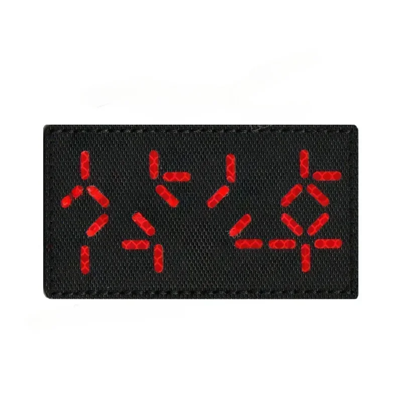 Parches luminosos de Predator para ropa, adhesivos tácticos reflectantes de gancho y bucle para Decoración - imagen 5
