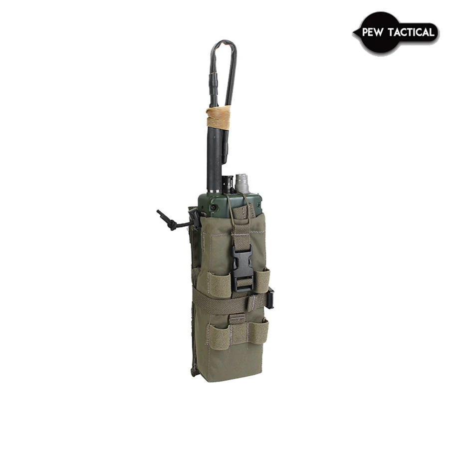 PEW TACTICAL PRC-152 Bolsa de radio desplegable/inclinable Bolsa de utilidad AIRSOFT Camping caza - imagen 3