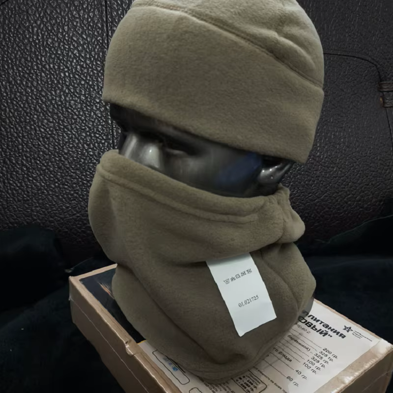 Bufanda rusa lana cálida – Braga cuello militar térmica