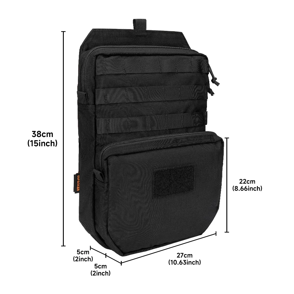 Excelente bolsa de hidratación táctica ELITE SPANKER, chaleco de combate de caza, bolsas de camuflaje, bolsa de equipo de chaleco al aire libre - imagen 3