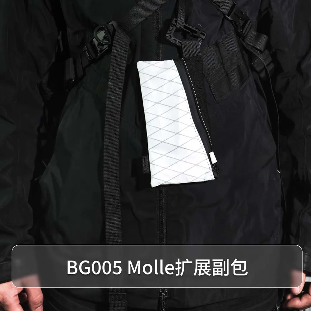 Bolsa de almacenamiento para exteriores, bolsa secundaria de montaje de tela, bolsa para tarjetas 2,0, bolso con correa para el hombro