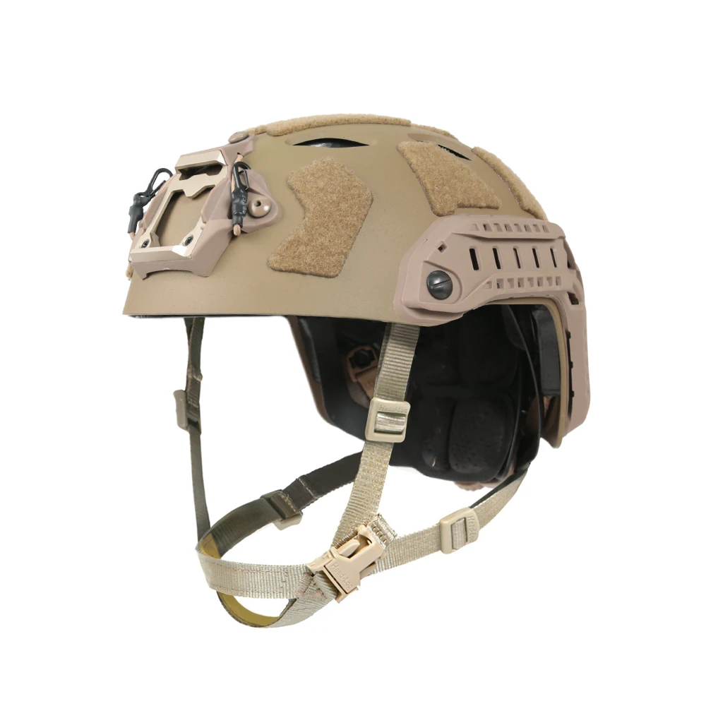 Casco táctico FMA FAST SF, casco de entrenamiento militar ligero con soporte de visión nocturna MBS + equipo resistente a impactos con riel de arco - imagen 3