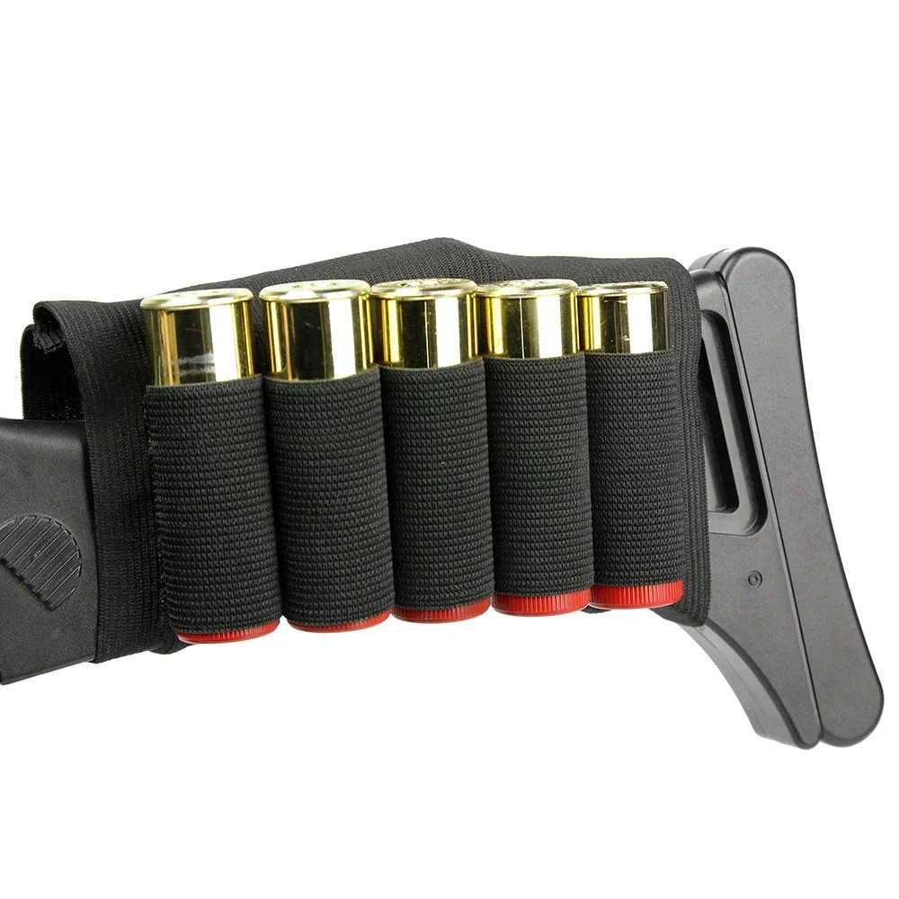 Bandolera elástica portamuniciones rifle escopeta caza táctica - imagen 5