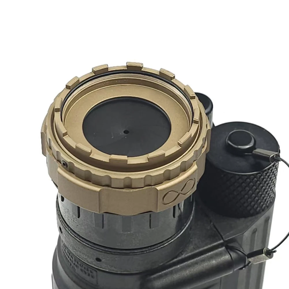 Tapa de cubierta de lente de protección NVG de aluminio, protector de luz, diafragma ajustable de 1-23mm para dispositivo de visión nocturna PVS1431/AVS