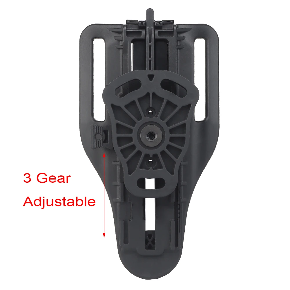 Adaptador para funda de pistola, pasante para cinturón, paleta ajustable para KYDEX G17 G19, P226, Colt 1911, plataforma de cintura - imagen 5