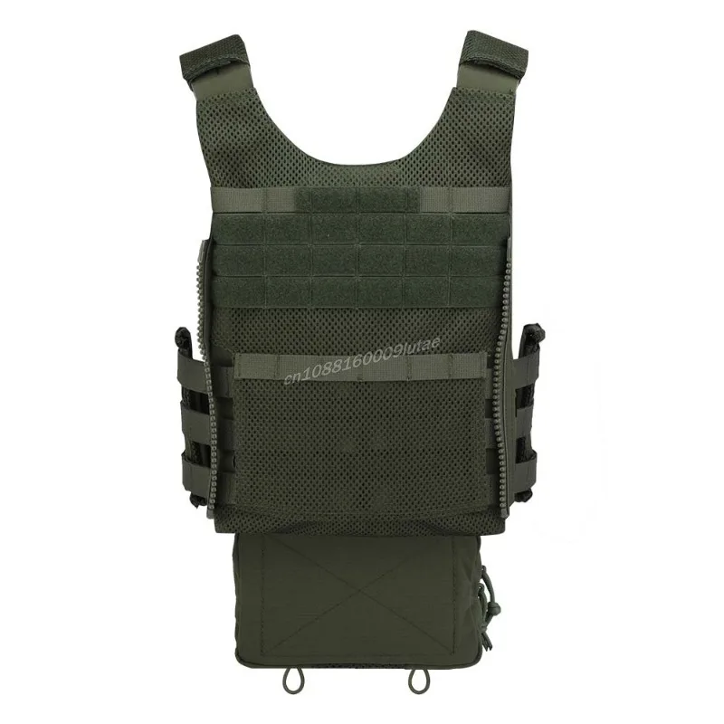 OTB LV119-Juego de portador de placa, chaleco de caza Airsoft ligero versión marítima con bolsa debajo del vientre, chaleco táctico con bolsa Triple Mag - imagen 5