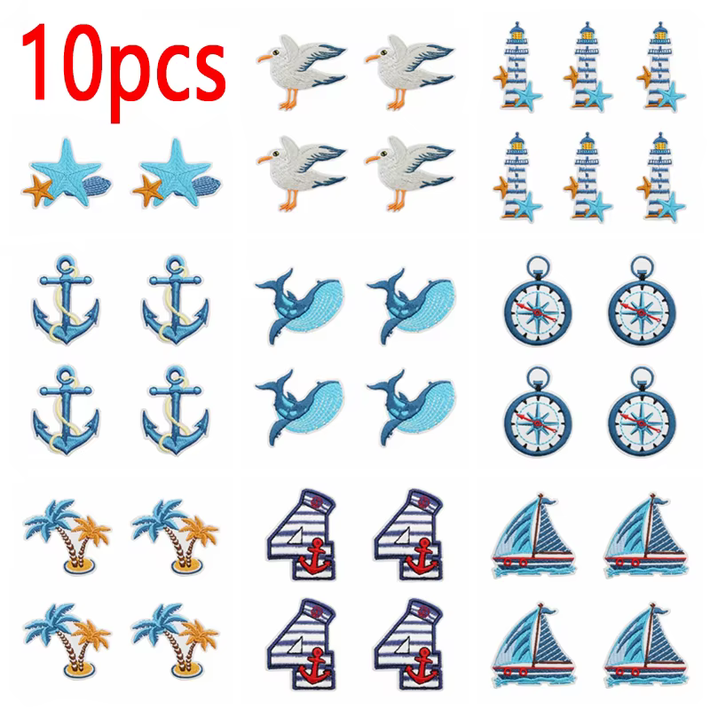 Parche termoadhesivo ballena azul crucero lujo para chaquetas - imagen 3