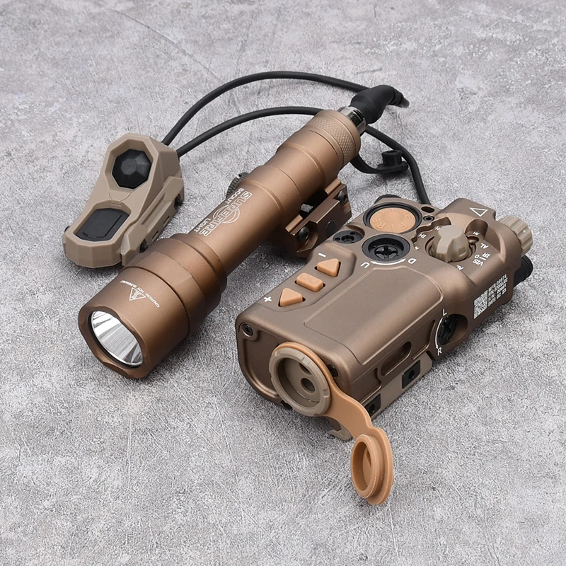 WADSN SF Surefir M600U linterna de caza RAID X Metal rojo verde azul láser IR estroboscópico AXON interruptor de doble función lámpara de explorador 20mm - imagen 3