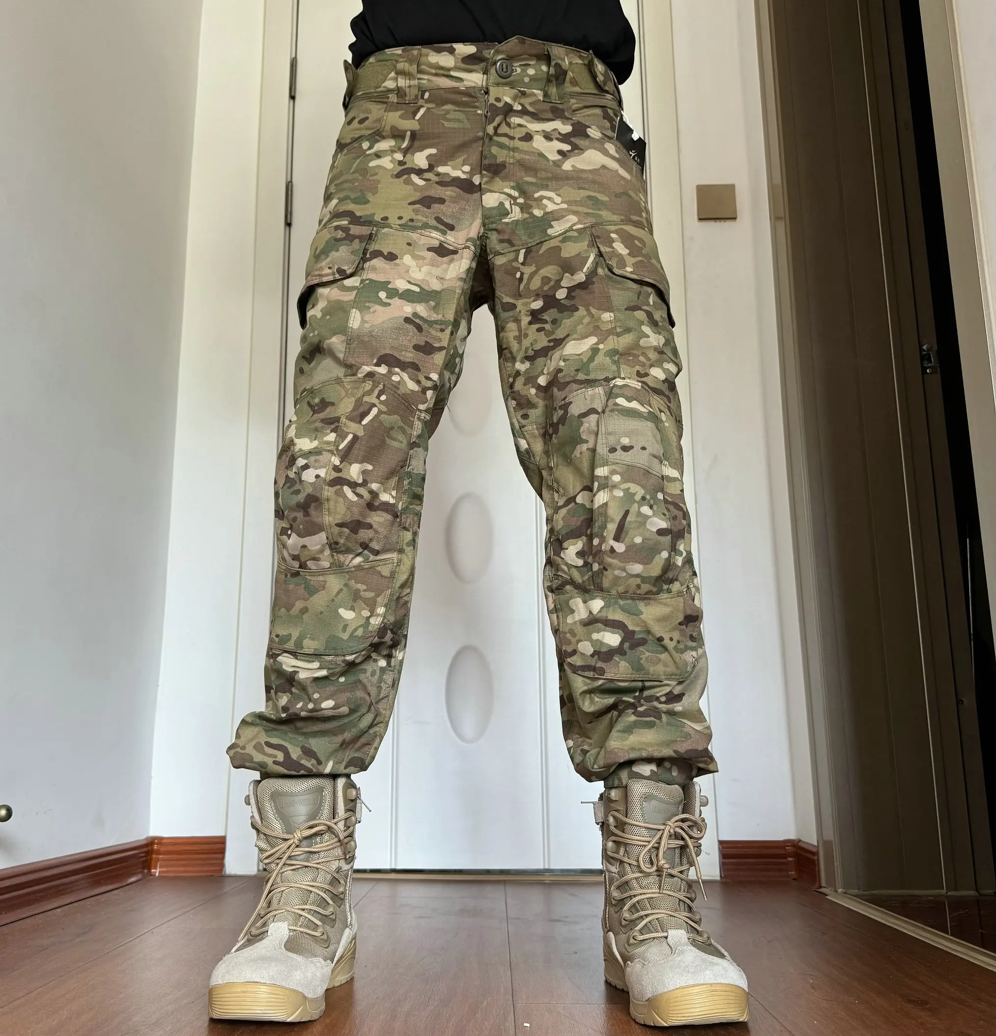 Pantalones de asalto tácticos para hombre, pantalones de adiestramiento al aire libre resistentes a los arañazos, pantalones de trabajo, pantalones de combate y montañismo - imagen 4