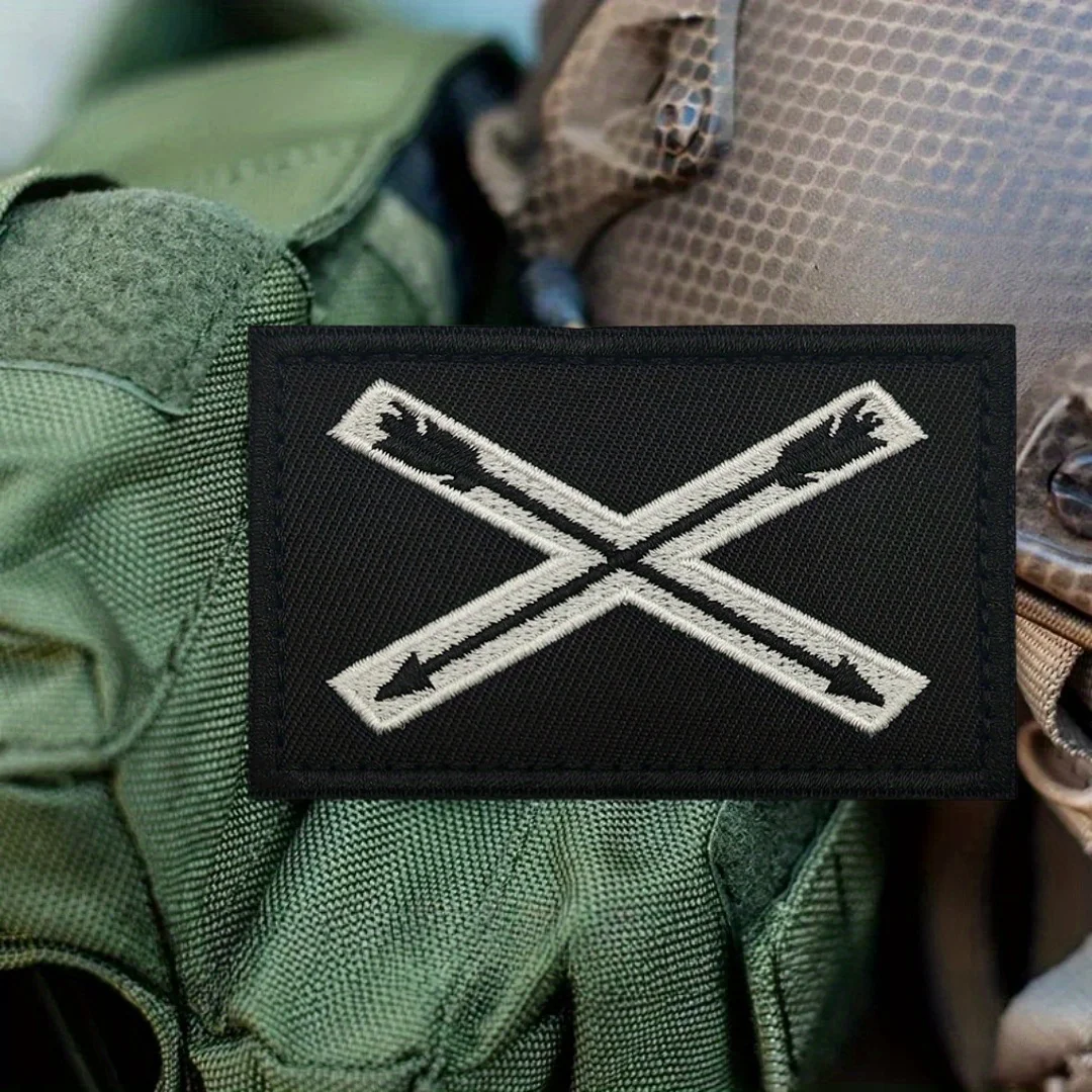 Parche táctico de moral TFD, parches de gancho y bucle bordados Doomsday X, brazalete militar, mochila, pegatinas decorativas para ropa - imagen 4