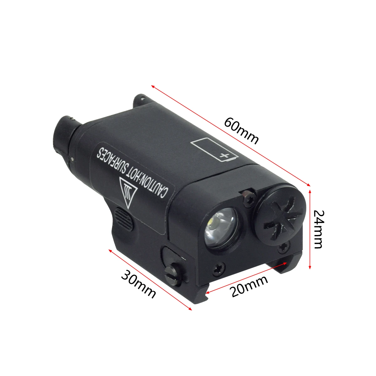 Armas tácticas Surefire XC1, luz LED mejorada, pistola de caza de Metal, linterna exploradora para Airsoft G17 18C 19, accesorios para pistola - imagen 5