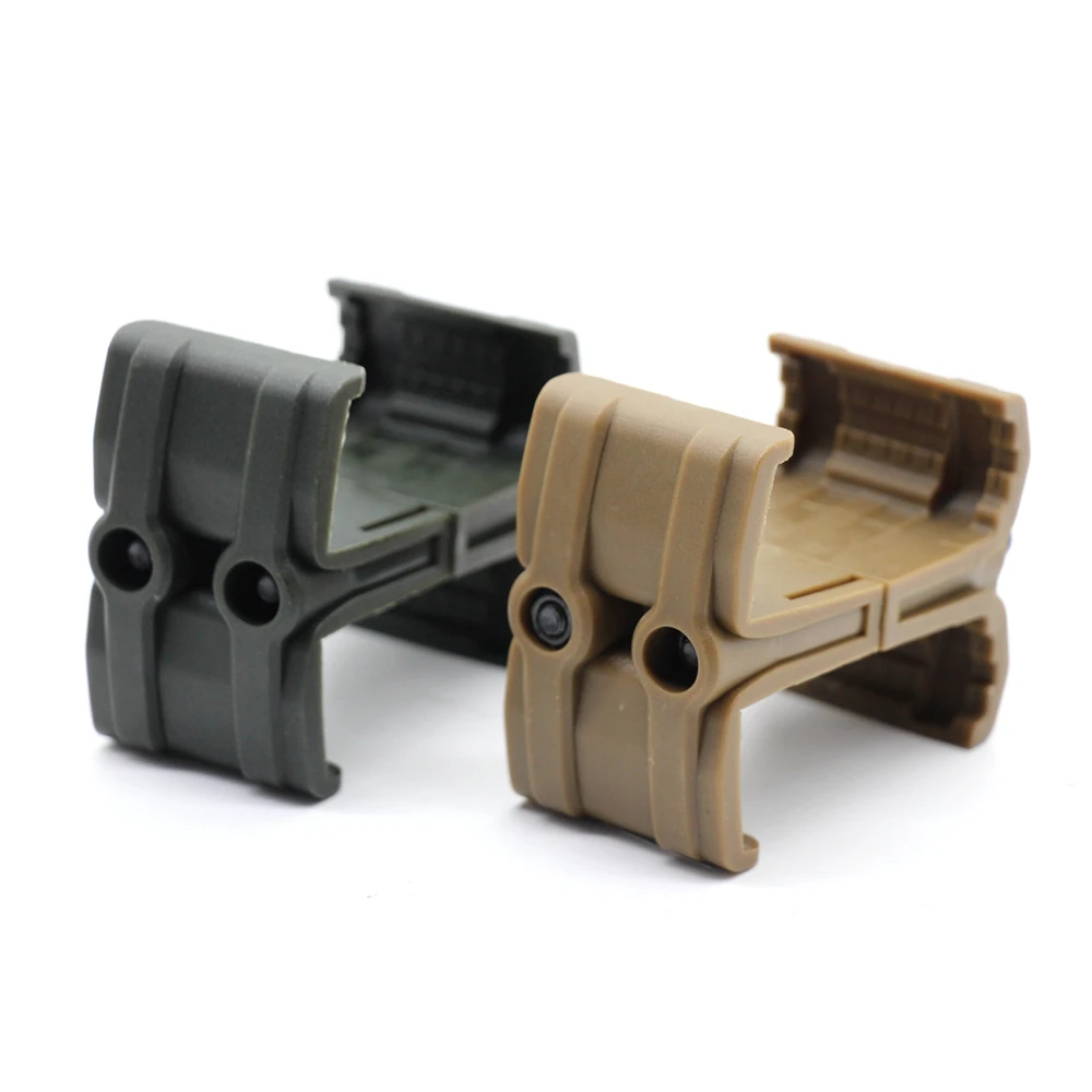 Acoplador paralelo de doble revista táctica para Rifle 5,56, conector magnético, Clip, abrazadera de revista, enlace, accesorios militares de caza - imagen 3