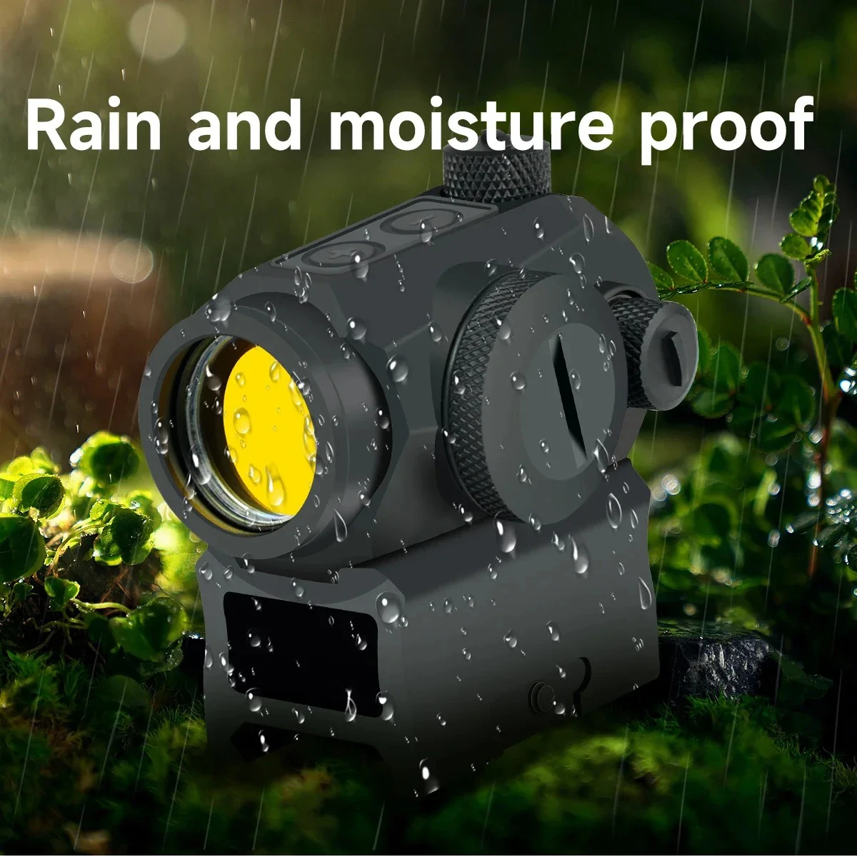 Mira táctica R5 de 1x20mm, punto rojo, 2 MOA, Rifle de caza compacto, tiro óptico, a prueba de golpes, resistente al agua para riel de 20MM, réplica 1:1 - imagen 4