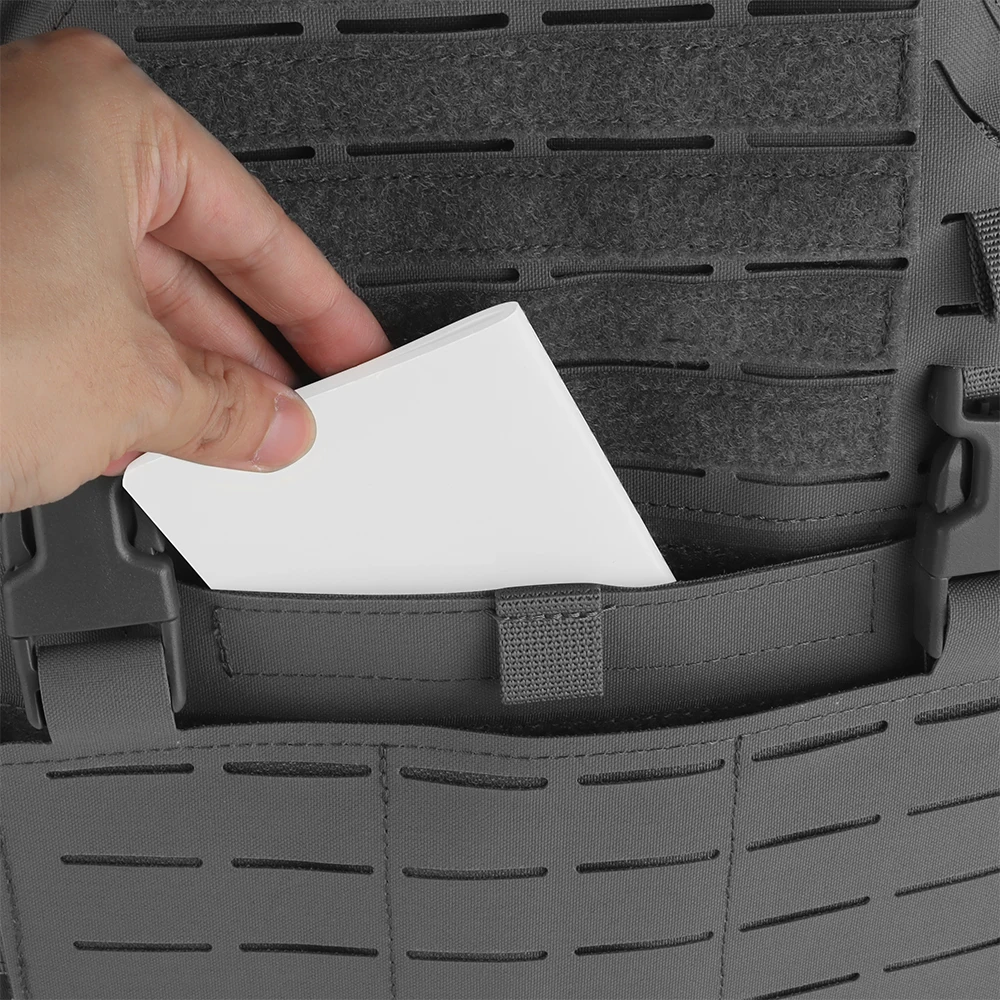 Portador de placa LG4 de nailon funcional múltiple con placa frontal reemplazable chaleco de pecho MOLLE accesorios de caza - imagen 5