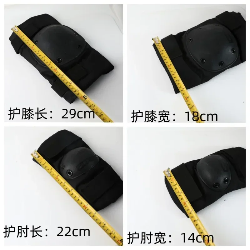 Protección táctica de rodilla y codos, cuatro piezas, motociclismo, protección de campo Cs, Protector para adultos, rodilleras y coderas - imagen 5