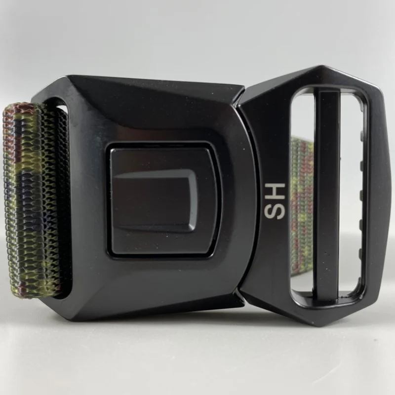 Cinturón interior de nailon Emr para hombre, Digital pequeño camuflaje, verde, Cabeza Cuadrada, hebilla rápida - imagen 4