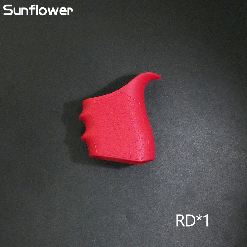 Funda de goma para pistola táctica Universal Gloc G17 G18 G19, mango de pistola, cubierta de agarre antideslizante, accesorio de caza y tiro - imagen 4