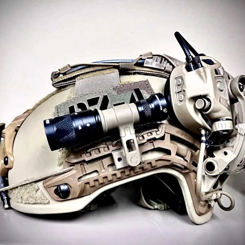 Montaje de casco SS MAX 2024 para SF M300 M600 Scout Light, linterna KIJI K1 IR, iluminador, se adapta a riel de casco de OPS-CORE, nuevo - imagen 4