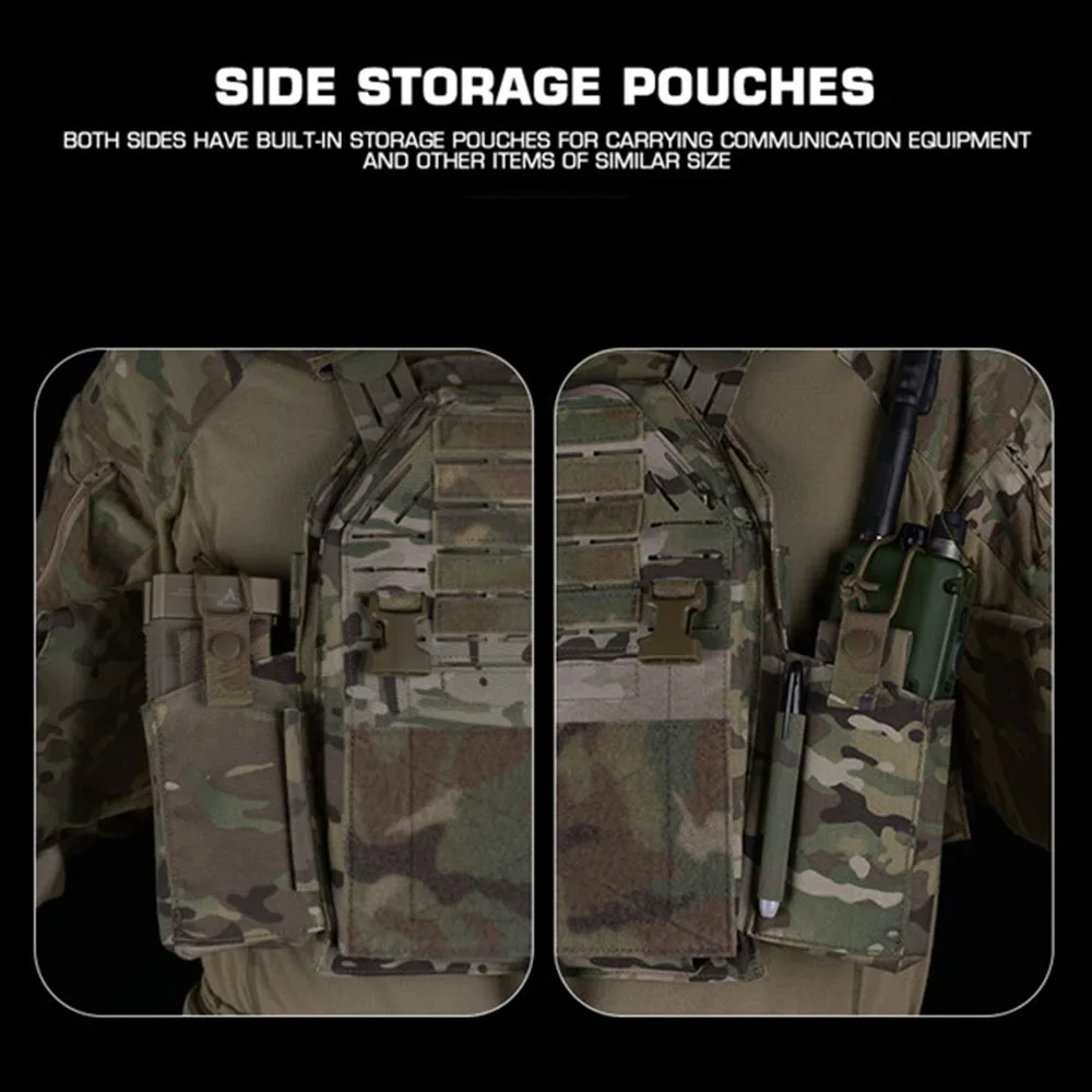 Nuevo Chaleco táctico LG4, portador de placa, chaleco de caza, cuerpo, sistemas MOLLE - imagen 5