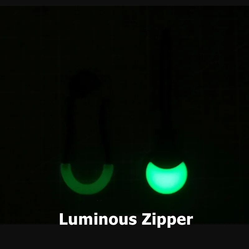Cabeza de cremallera luminosa de brillo Ultra alto, cremallera de larga duración, hebilla trasera de Material importado, decoración de chaqueta y mochila - imagen 3