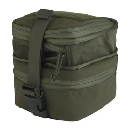 Bolsa táctica Molle para gafas de visión nocturna NVG, doble capa