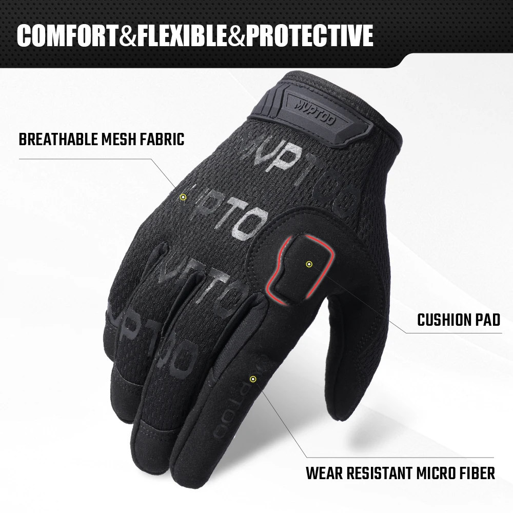 Guantes tácticos con pantalla táctil para Airsoft, tiro y caza - imagen 2